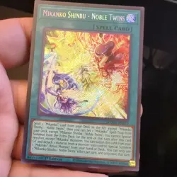 Yu-Gi-Oh!-Mikanko Shinbu-Noble Twins-Secret-Rare-MZMU EN019 - Image 5
