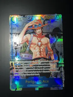 One Piece CCG English Portgas.D.Ace Secret Rare Manga OP13-119 SSP - Image 2