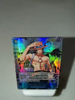 One Piece CCG English Portgas.D.Ace Secret Rare Manga OP13-119 SSP - Image 3