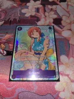 O-Nami OP05-062 SR Full Art One Piece NEAR MINT CONDITION TOPLOADED - Image 1