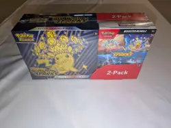 Pokemon Surging Sparks Costco 2-Pack -ETB + Booster Bundle FAST SHIP - Image 1
