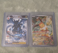 Pokemon TCG 2-Card Lot Mega Charizard EX 101/108 + Eevee SVP 173 Holo ENG - Image 1
