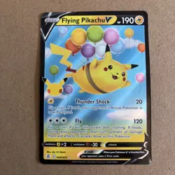Flying Pikachu V 006/025 Celebrations 25th Anniversary Mint Full Art Card - Image 1