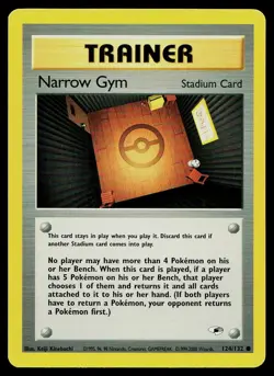 Pokemon Card Gym Heroes Narrow Gym 124/132 Common - Image 1