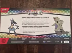Pokemon Lucario EX Tyranitar EX Premium Collection Box Prismatic Evolutions TCG - Image 2