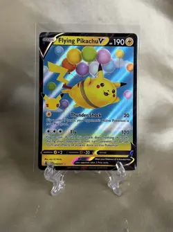 Flying Pikachu V - 006/025 - Pokemon Celebrations Sword Shield Rare Card NM - Image 1