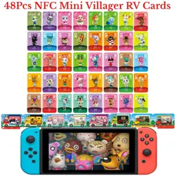 New 48Pcs Mini Villager RV NFC Card Animal Crossing Amiibo Switch 2/1 Lite Wii U - Image 2