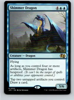 Magic the Gathering Shimmer Dragon Foundations Jumpstart MTG Free Shipping! - Image 1