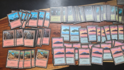 Magic MTG FBB Basic Lands Lot 200+ Italian black border www_MoxBeta_com - Image 1