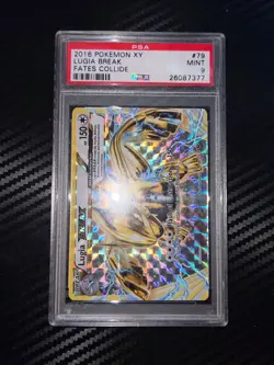 Lugia BREAK 79/124 Fates Collide Holo Pokemon TCG PSA 9 Graded - Image 1