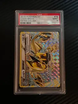 Lugia BREAK 79/124 Fates Collide Holo Pokemon TCG PSA 9 Graded - Image 2