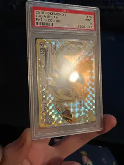 Lugia BREAK 79/124 Fates Collide Holo Pokemon TCG PSA 9 Graded - Image 3