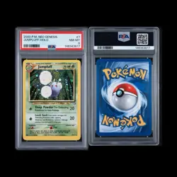 PSA 8 Jumpluff 7/111 Neo Genesis Rare Holo Vintage Pokemon Card - Image 1