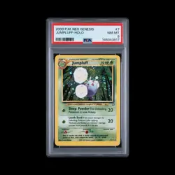 PSA 8 Jumpluff 7/111 Neo Genesis Rare Holo Vintage Pokemon Card - Image 2