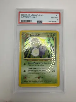PSA 8 Jumpluff 7/111 Neo Genesis Rare Holo Vintage Pokemon Card - Image 4