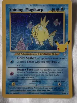 Pokemon TCG Shining Magikarp Neo Revelation Secret Rare Holo 66/64 English 2000 - Image 1