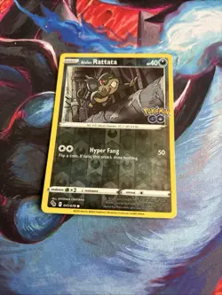 Alolan Rattata 041/078 - Common | Reverse Holo Pokemon Go Pokemon TCG - Image 1