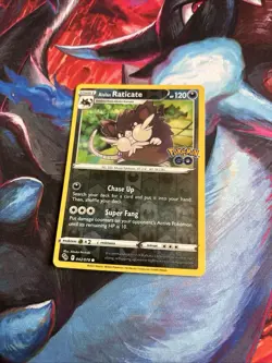 Alolan Raticate 042/078 : Common - Pokemon TCG Card LP Fast Shipping - Image 1