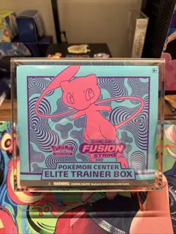 Fusion Strike Pokemon Center Sword and Shield Elite Trainer Box ETB With Case - Image 1