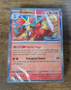 Pokemon TCG - Delphox 074 Prerelease Build & Battle Deck Chaos Rising - SEALED - Image 1