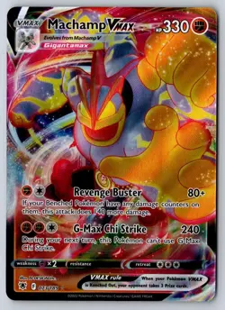 Machamp VMAX 073/189 Holo VMAX Rare Astral Radiance Pokemon - Image 1