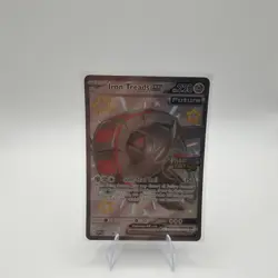 Pokemon TCG Great Tusk ex SVP 072 & Iron Treads ex SVP 073 Paldean Fates Stamped - Image 2