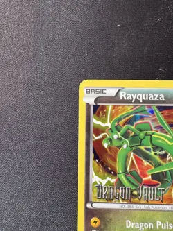 2012 Pokemon TCG Rayquaza Dragon Vault Stamped Holo Rare 11/20 LP/MP - Image 3