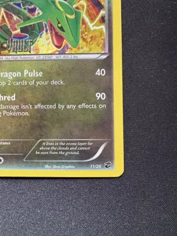 2012 Pokemon TCG Rayquaza Dragon Vault Stamped Holo Rare 11/20 LP/MP - Image 5