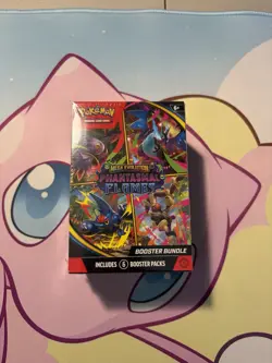 Pokemon TCG Mega Evolution Phantasmal Flames Booster Bundle (6 Packs) Sealed - Image 1