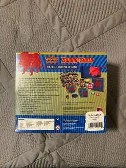 Pokemon TCG Sword & Shield Base Elite Trainer Box Zamazenta Factory Sealed Error - Image 3