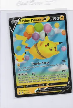 Pokemon - Flying Pikachu V #006/025 - Celebrations - NM - Image 1
