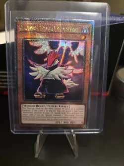Yugioh TCG Blackwing-Vayu The Emblem of Honor-RA03-EN224-QCR-NM - Image 1
