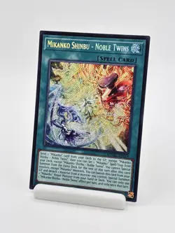 Yu-Gi-Oh! Mikanko Shinbu-Noble Twins MZMU-EN019 Secret Rare 1st Ed. - Image 1
