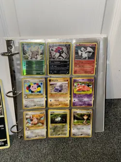 Vintage Pokemon Cards Binder Collection Lot of 198 Cards - Image 2