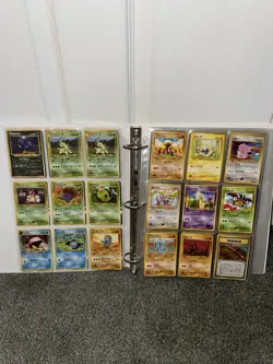 Vintage Pokemon Cards Binder Collection Lot of 198 Cards - Image 3