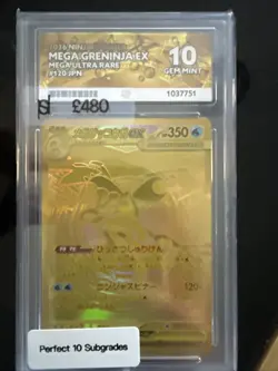 Pokemon Card Mega Greninja EX #120 JPN Mega Ultra Rare ACE 10 GEM MINT - Image 1