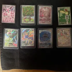 Lot Of 8 Illustration Rare Pokemon Cards - Image 1