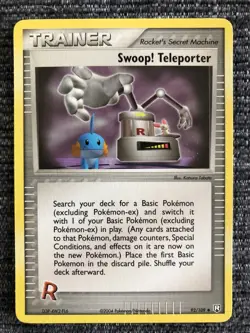 Pokemon Card - Swoop! Teleporter Team Rocket Returns 92/109 Uncommon - Image 1