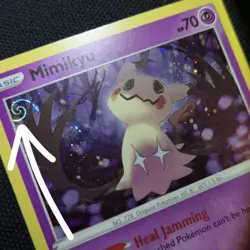 HD GALAXY SWIRL 🌀💫 Mimikyu 081/189 Cosmos Holo Promo Nintendo Pokemon Card - Image 1