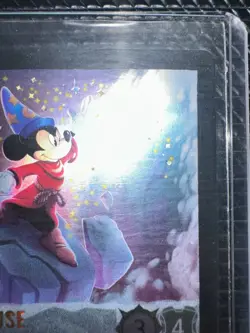 D23 Expo 2024 Disney Lorcana Mickey Mouse Playful Sorcerer Promo Card - Image 3