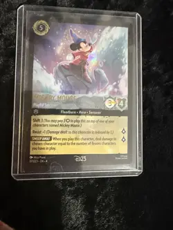 Disney Lorcana D23 2024 Expo Playful Sorcerer Mickey Promo Card - Image 1
