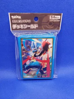 Mega Lucario Card Sleeves 64 Count Pokemon Center Japan Deck Shield New US Ship - Image 1