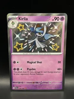 Kirlia 154/091 - Pokemon Paldean Fates Card - NM - Image 1