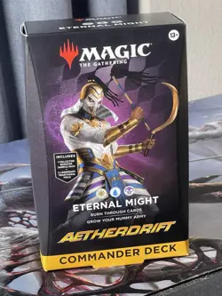 Aetherdrift - Eternal Might - Commander Deck - SEALED + BONUS - Image 1
