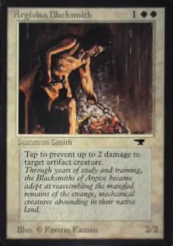 Argivian Blacksmith - Antiquities: #2, Magic: The Gathering Nm C307 - Image 1