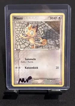 [GERMAN] Meowth 69/112 FireRed & LeafGreen Pokemon 4/12 Stamped Low Pop - Image 1