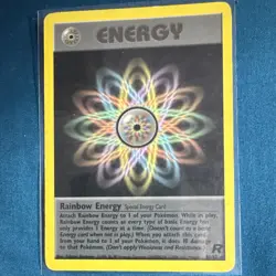 Wizards of the Coast Pokemon TCG Rainbow Energy Team Rocket Rare 1st Ed EN 80/82 - Image 1