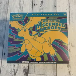 Pokemon TCG Mega Evolution Ascended Heroes Elite Trainer Box ETB Sealed - Image 1