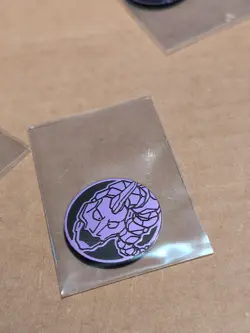 Pokemon Purple Onix Mini Coin From 151 Chinese - Image 1