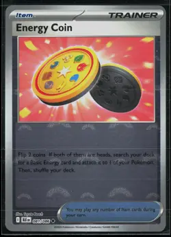 Energy Coin 081/086 Black Bolt Uncommon Pokemon Pokeball - Image 1